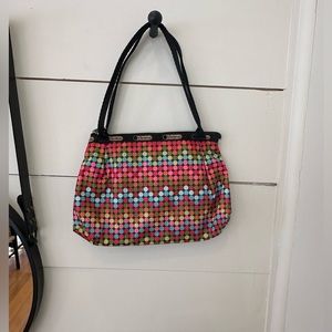 LeSportsac polka dot purse